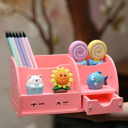 少女心爆棚！韓版創意多功能筆筒，打造可愛時尚的桌面收納空間